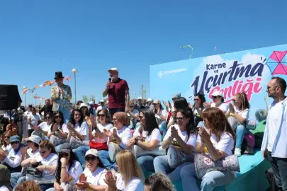 Kayseri Kocasinan'da gökyüzü renklendi