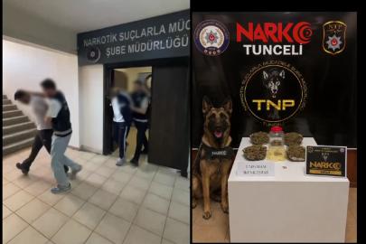 Tunceli’de uyuşturucu operasyonu: 2 şüpheli tutuklandı