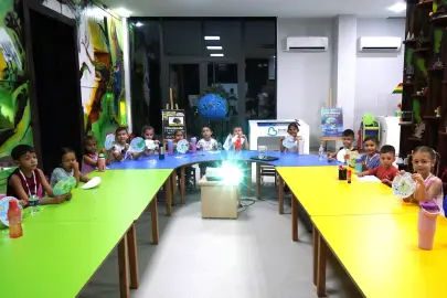 Balıkesir’de çocuklar Çevre Bilim Akademisi’nde