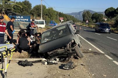 Minibüs şarampole devrildi: 6 yaralı