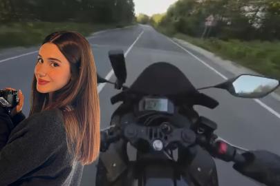 Fenomen Ceyda Yakova'nın öldüğü kaza kask kamerasında