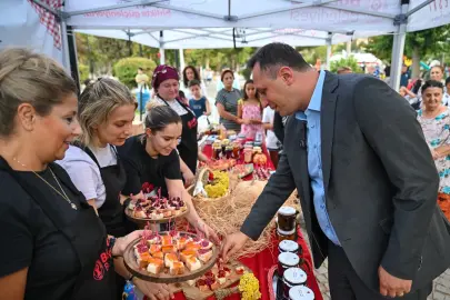 İzmir Bornova’da doğal lezzetler halkla buluşuyor
