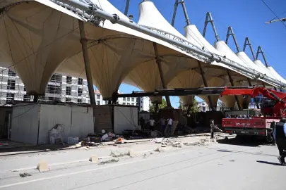 Malatya'da konteynerler kalkıyor