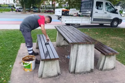 Ordu’da kent mobilyaları yenileniyor