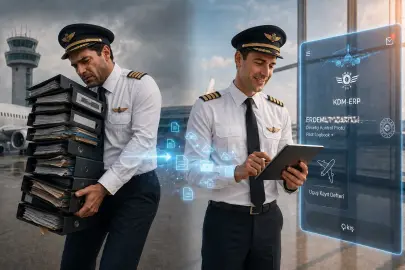 Pilotların uçuş kayıtlarında dijital dönem başlıyor