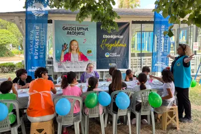 Sakarya'da çocukların umudu gezici atölyelerle yaygınlaşıyor