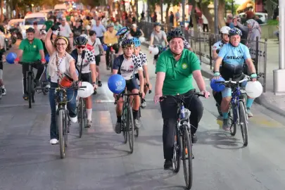 Başkan Dutlulu Manisalılarla birlikte pedalladı