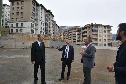 Gemlik’te eğitim yatırımlarına yerinde inceleme