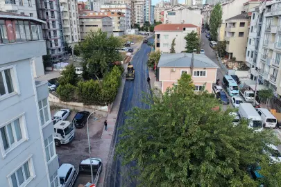 İstanbul Maltepe'de yol yenileme çalışmaları devam ediyor