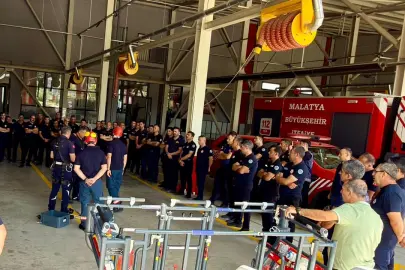 Malatya itfaiyesi personeline PACE projesi kapsamında eğitim​​​​​​​