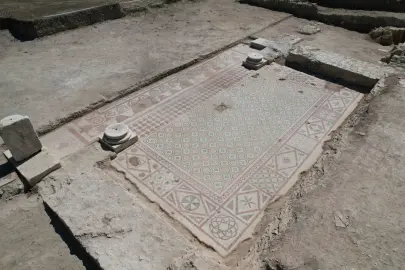 Pompeiopolis’te 105 metrekarelik mozaik bulundu