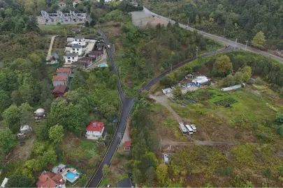 Sakarya Sapanca’da 10 kilometrelik asfalt mesaisi tamamlandı