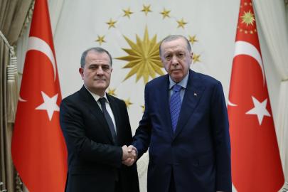 Cumhurbaşkanı Erdoğan, Azerbaycan Dışişleri Bakanı Bayramov'u kabul etti