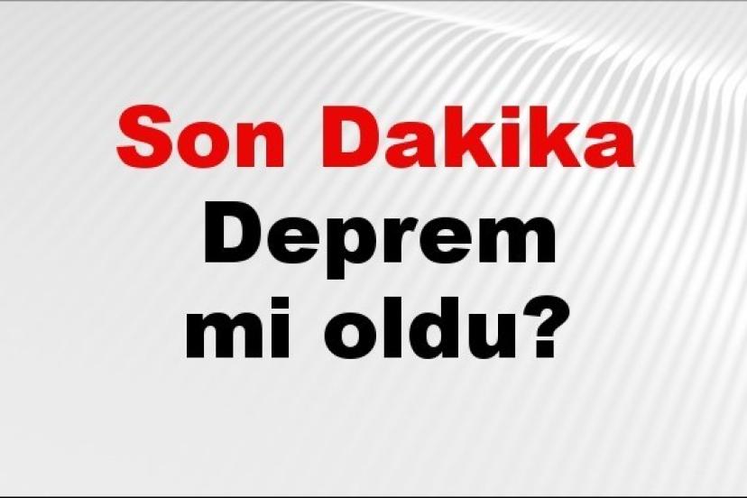 Son dakika Çanakkale'de deprem mi oldu? Az önce deprem Çanakkale'de nerede oldu? Çanakkale deprem Kandilli ve AFAD son depremler listesi 30 Ekim 2026